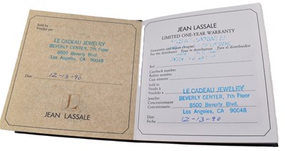 Lot 189 - JEAN LASSALE LADIES WRISTWATCH BOXED