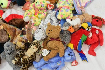 Lot 107 - BEANIE BABIES - COLLECTION OF X50 ORIGINAL TY BEANIE BABIES