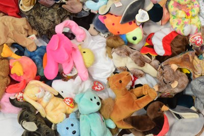 Lot 107 - BEANIE BABIES - COLLECTION OF X50 ORIGINAL TY BEANIE BABIES
