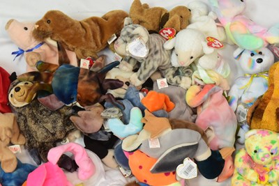 Lot 107 - BEANIE BABIES - COLLECTION OF X50 ORIGINAL TY BEANIE BABIES