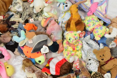 Lot 107 - BEANIE BABIES - COLLECTION OF X50 ORIGINAL TY BEANIE BABIES