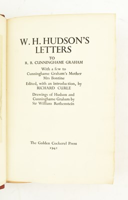 Lot 295 - PRIVATE PRESS. 1941 W. H. HUDSON'S LETTERS PUBL. GOLDEN COCKEREL PRESS
