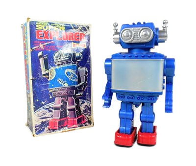 Lot 476 - RETRO TOYS - VINTAGE TAIWAN SJM SUPER EXPLORER ROBOT