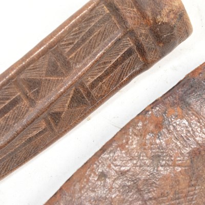 Lot 242 - THREE EAST AFRICAN AFAR / DANAKIL PEOPLE DAGGER SHEATHS
