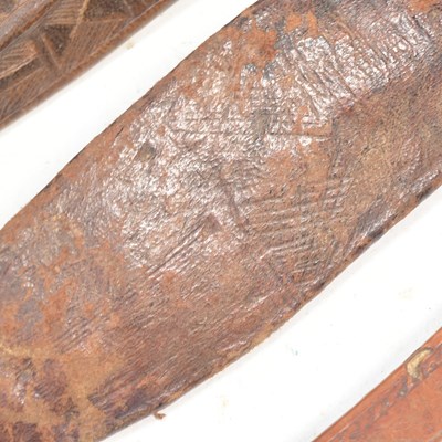 Lot 242 - THREE EAST AFRICAN AFAR / DANAKIL PEOPLE DAGGER SHEATHS
