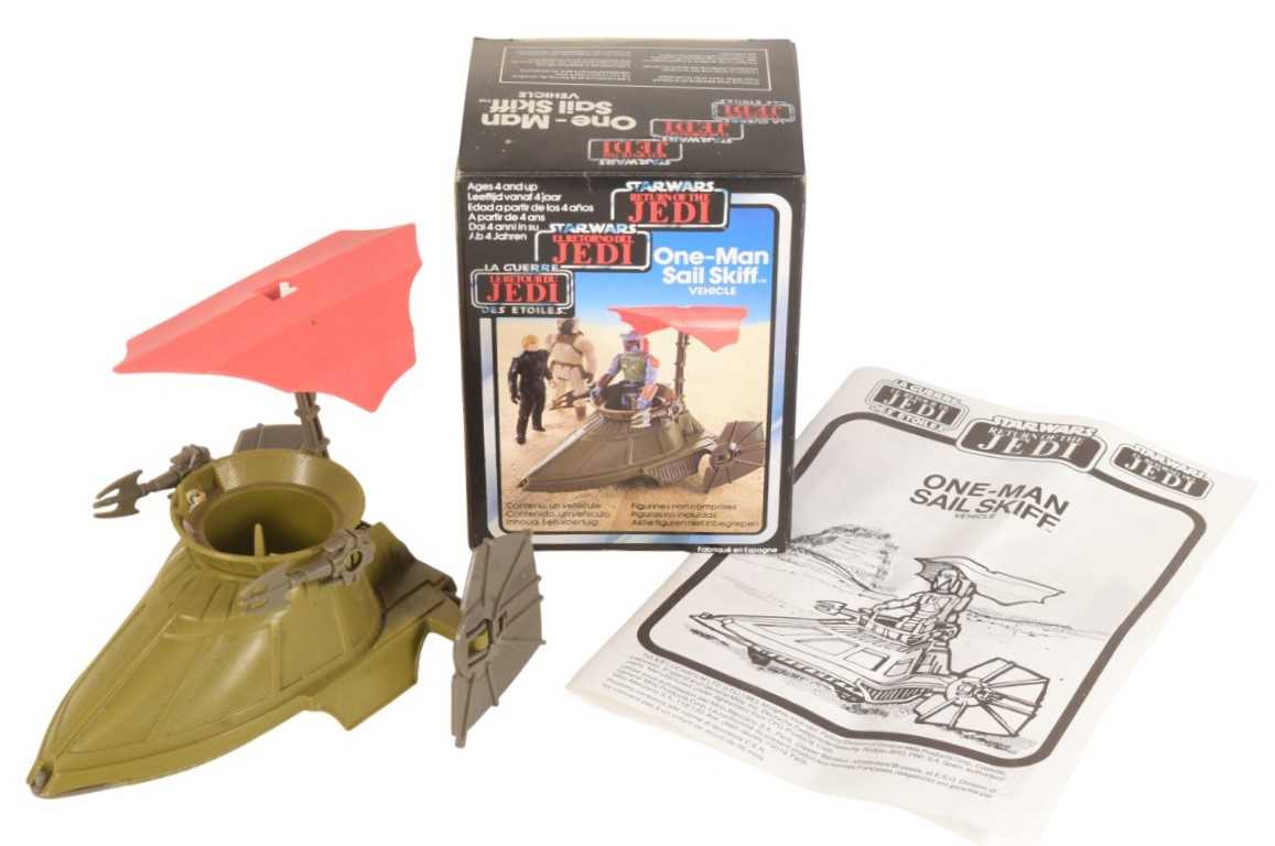 Lot 207 - STAR WARS - PALITOY MINIRIG ONE-MAN SAIL SKIFF PLAYSET