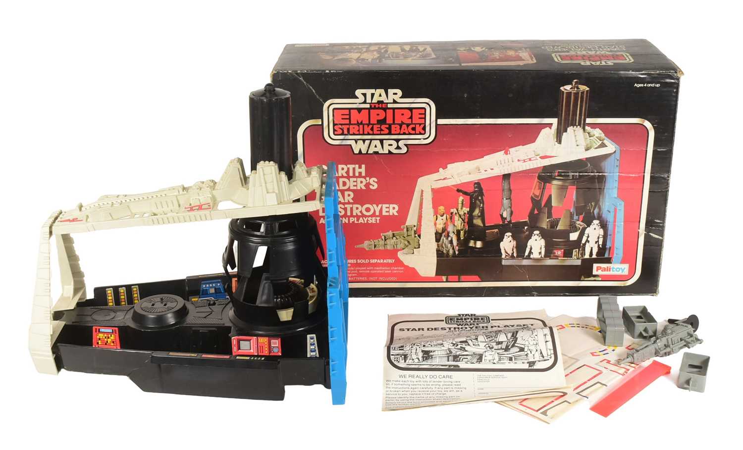 Lot 145 - STAR WARS - ORIGINAL VINTAGE DARTH VADER'S STAR DESTROYER PLAYSET