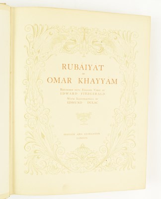 Lot 78 - DULAC, EDMUND. 1909 RUBAIYAT OF OMAR KHAYYAM FIRST TRADE EDITION