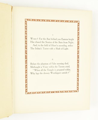 Lot 78 - DULAC, EDMUND. 1909 RUBAIYAT OF OMAR KHAYYAM FIRST TRADE EDITION