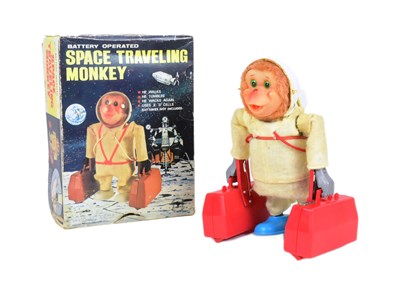 Lot 415 - RETRO TOYS - VINTAGE JAPANESE YANOMAN SPACE TRAVELLING MONKEY