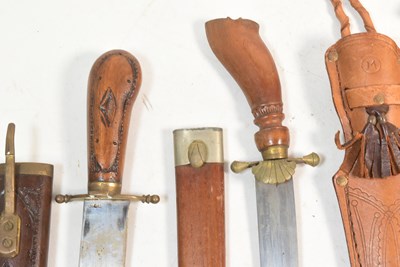Lot 383 - COLLECTION OF ASSORTED ETHNIC KNIVES & DAGGERS