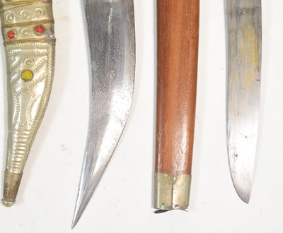 Lot 383 - COLLECTION OF ASSORTED ETHNIC KNIVES & DAGGERS