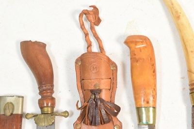 Lot 383 - COLLECTION OF ASSORTED ETHNIC KNIVES & DAGGERS
