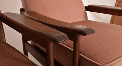 Lot 95 - GUY ROGERS - MANHATTAN RANGE - PAIR OF MID CENTURY TEAK CHAIRS