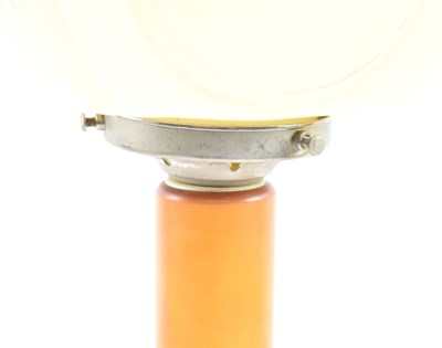 Lot 32 - ART DECO CIRCA 1930S GLASS & PERSPEX DESK TABLE LAMP