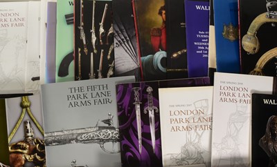 Lot 401 - LARGE COLLECTION OF MILITARIA AUCTION BROCHURES
