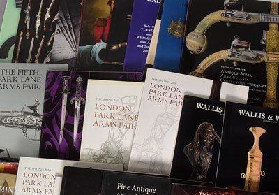 Lot 401 - LARGE COLLECTION OF MILITARIA AUCTION BROCHURES