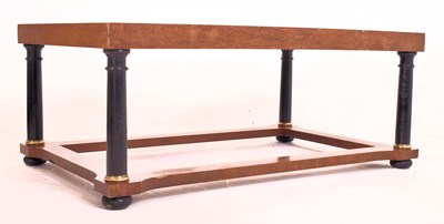 Lot 591 - BANKS FURNITURE - VINTAGE 1980S HOLLYWOOD REGENCY COFFEE TABLE