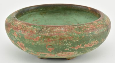 Lot 91 - HAN DYNASTY GREEN GLAZED POTTERY CENSER