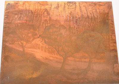 Lot 208 - COLLECTIO OF COPPER PICTORIAL PRINTING PLATES