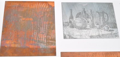 Lot 208 - COLLECTIO OF COPPER PICTORIAL PRINTING PLATES