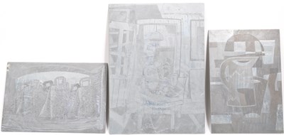 Lot 208 - COLLECTIO OF COPPER PICTORIAL PRINTING PLATES
