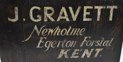 Lot 48 - PRIVATE COLLECTION OF DERREN BROWN - VINTAGE 20TH CENTURY WOODEN CARPENTER CRAFTSMAN TOOLBOX