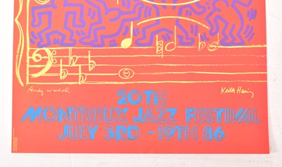 Lot 143 - KEITH HARING & ANDY WARHOL - MONTREUX JAZZ FESTIVAL POSTER