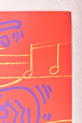 Lot 143 - KEITH HARING & ANDY WARHOL - MONTREUX JAZZ FESTIVAL POSTER