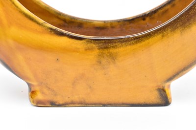 Lot 116 - STUDIO K - VINTAGE POOLE UNUSUAL CERAMIC RING CENTREPIECE