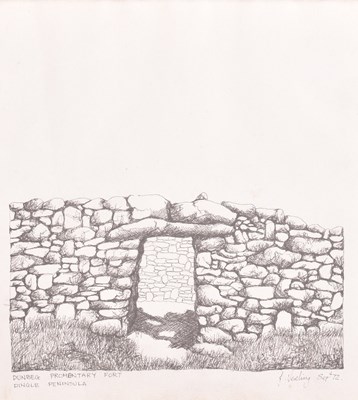 Lot 85 - JOHN VERLING (1943-2009) - DUNBEG FORT, 1972