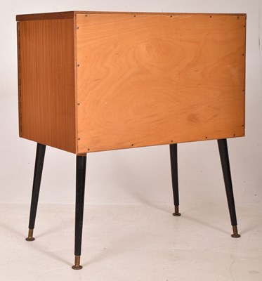 Lot 16 - MID CENTURY 1960S TEAK HI-FI RECORD CABINET