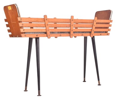 Lot 381 - VINTAGE 20TH CENTURY TEAK & METAL PLANTER STAND