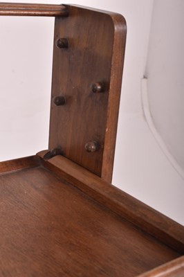 Lot 136 - COMPACTUM LTD, LONDON - COMPACTABLE - ART DECO OAK FOLDING SERVING TROLLEY