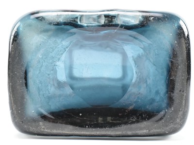 Lot 186 - GEOFFREY BAXTER FOR WHITEFRIARS - 'NUTS AND BOLTS' GLASS VASE IN INDIGO COLOURWAY