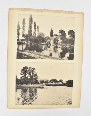 Lot 125 - LATE 19TH CENTURY SCRAP ALBUM ALONG WITH COLLECTION OF PHOTOGRAPHS