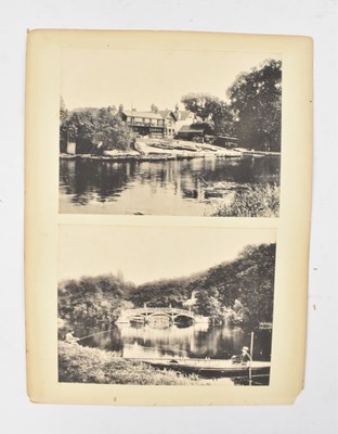 Lot 125 - LATE 19TH CENTURY SCRAP ALBUM ALONG WITH COLLECTION OF PHOTOGRAPHS