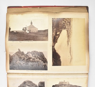 Lot 125 - LATE 19TH CENTURY SCRAP ALBUM ALONG WITH COLLECTION OF PHOTOGRAPHS