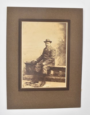 Lot 125 - LATE 19TH CENTURY SCRAP ALBUM ALONG WITH COLLECTION OF PHOTOGRAPHS