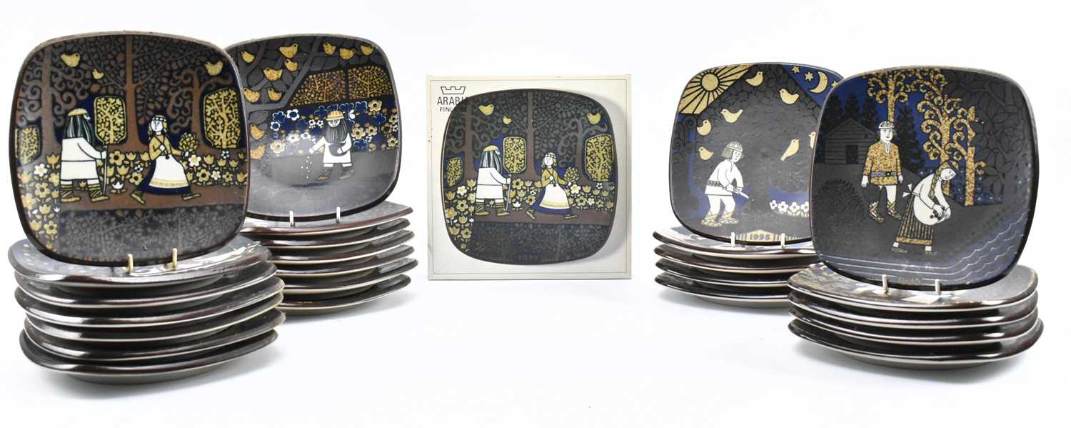 Lot 443 - RAIJA UOSIKKINEN FOR ARABIA FINLAND - 24 ANNUAL PLATES