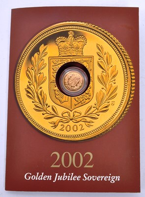 Lot 505 - WESTMINSTER COLLECTION - 2002 COMMEMORATIVE GOLD SOVEREIGN