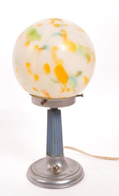 Lot 275 - 1920S / 30S ART DECO TUTTI FRUTTI PILLAR TABLE LAMP