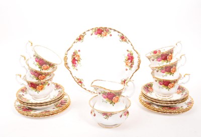 Lot 86 - ROYAL ALBERT - OLD COUNTRY ROSES - TEA SERVICE