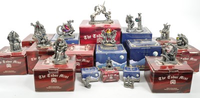 Lot 443 - MYTH & MAGIC - COLLECTION OF TUDOR MINT PEWTER FIGURINES