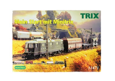 Lot 148 - MODEL RAILWAY - MINITRIX N GAUGE MODEL RAILWAY TRAINSET