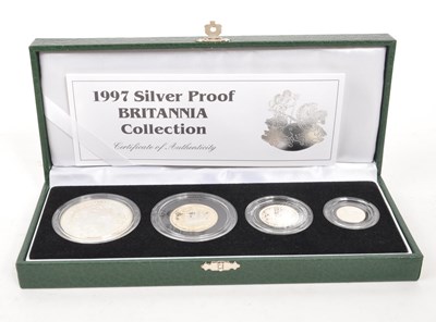 Lot 536 - ROYAL MINT - 1997 SILVER PROOF BRITANNIA COIN COLLECTION