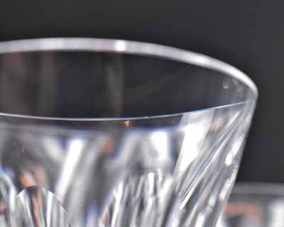 Lot 36 - WATERFORD CRYSTAL - SHEILA - 10 PEOPLE SUITE WATER & WINE DRINKING GLASSES