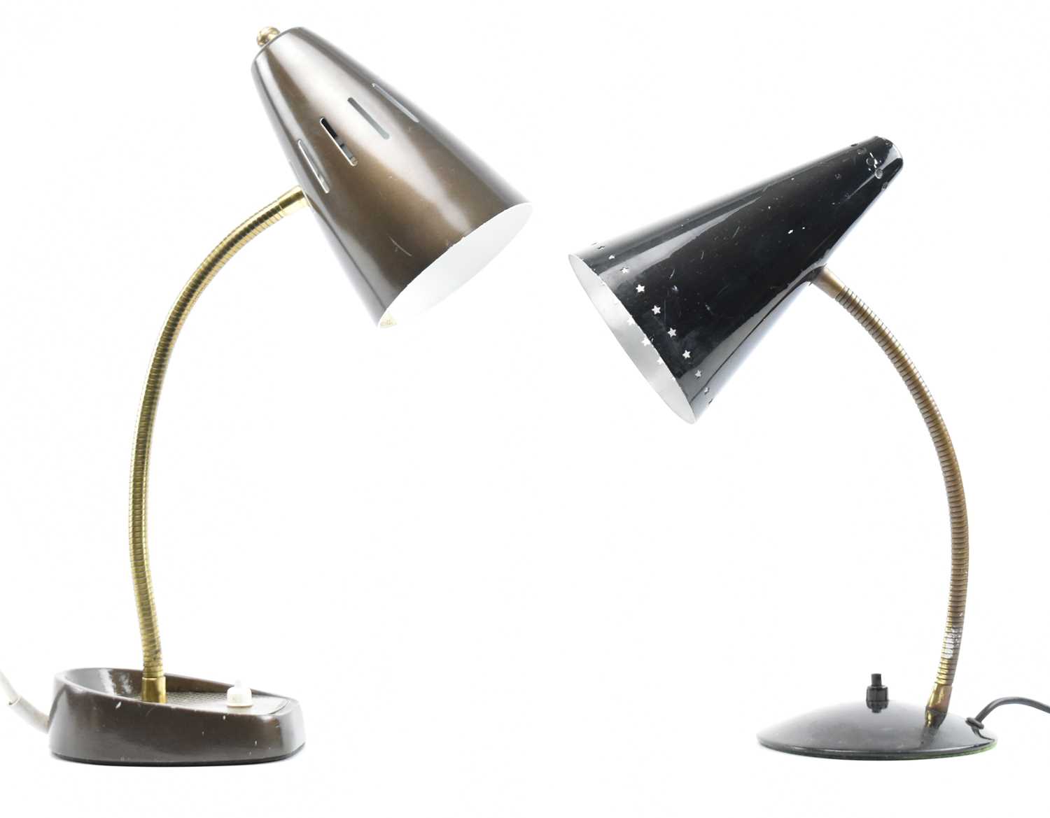 Lot 483 - PIFCO / G. A. SCOTT - TWO VINTAGE DESK / TABLE LAMPS