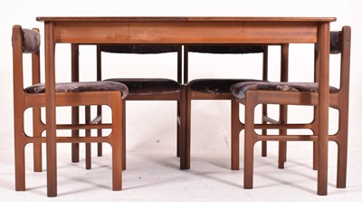 Lot 487 - MCINTOSH & CO - DINING TABLE AND MATCHING FOUR CHAIRS