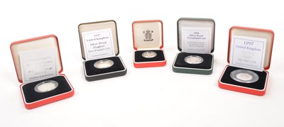 Lot 533 - ROYAL MINT - COLLECTION OF SILVER PROOF COIN SETS